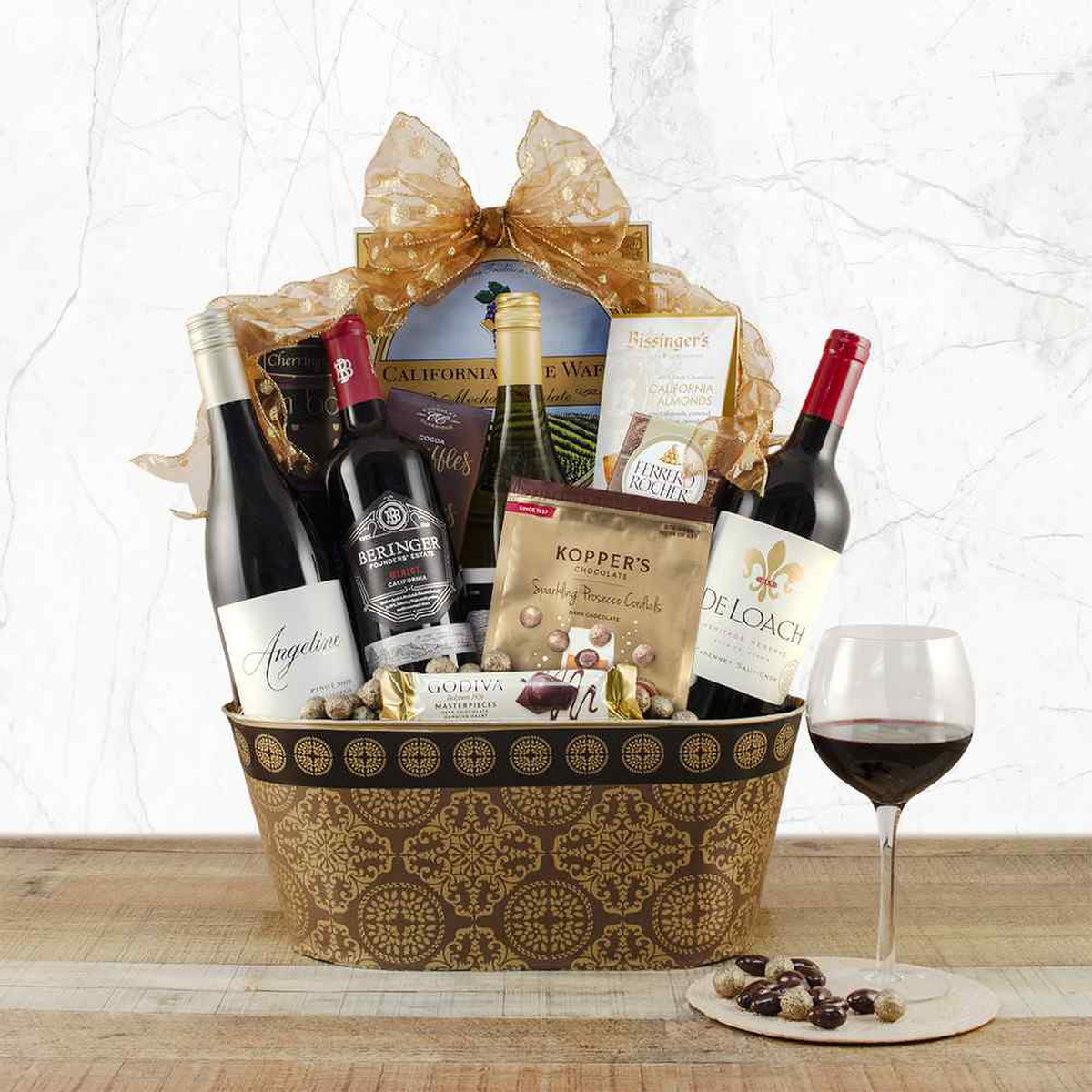 prodimages/California Wine Quartet Gift Basket